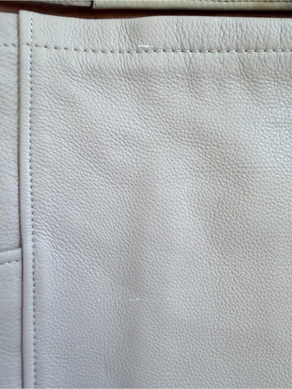 Coach Pebbled Leather Shoulder or Crossbody Purse in Light Taupe